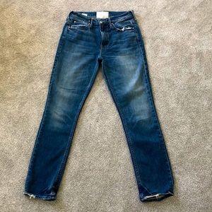 Mother distressed boyfriend jeans